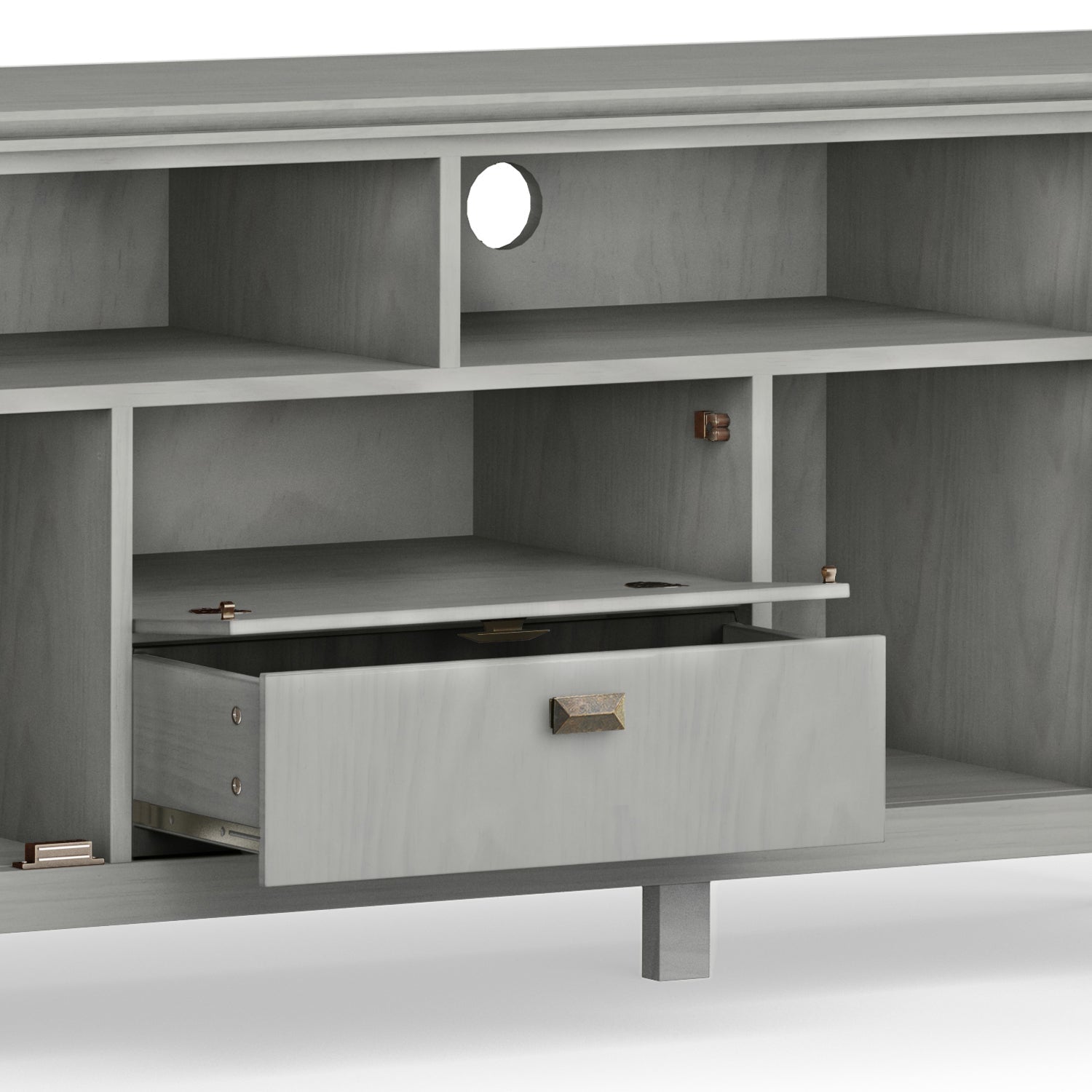 Artisan - 72' TV Media Stand - Fog Grey