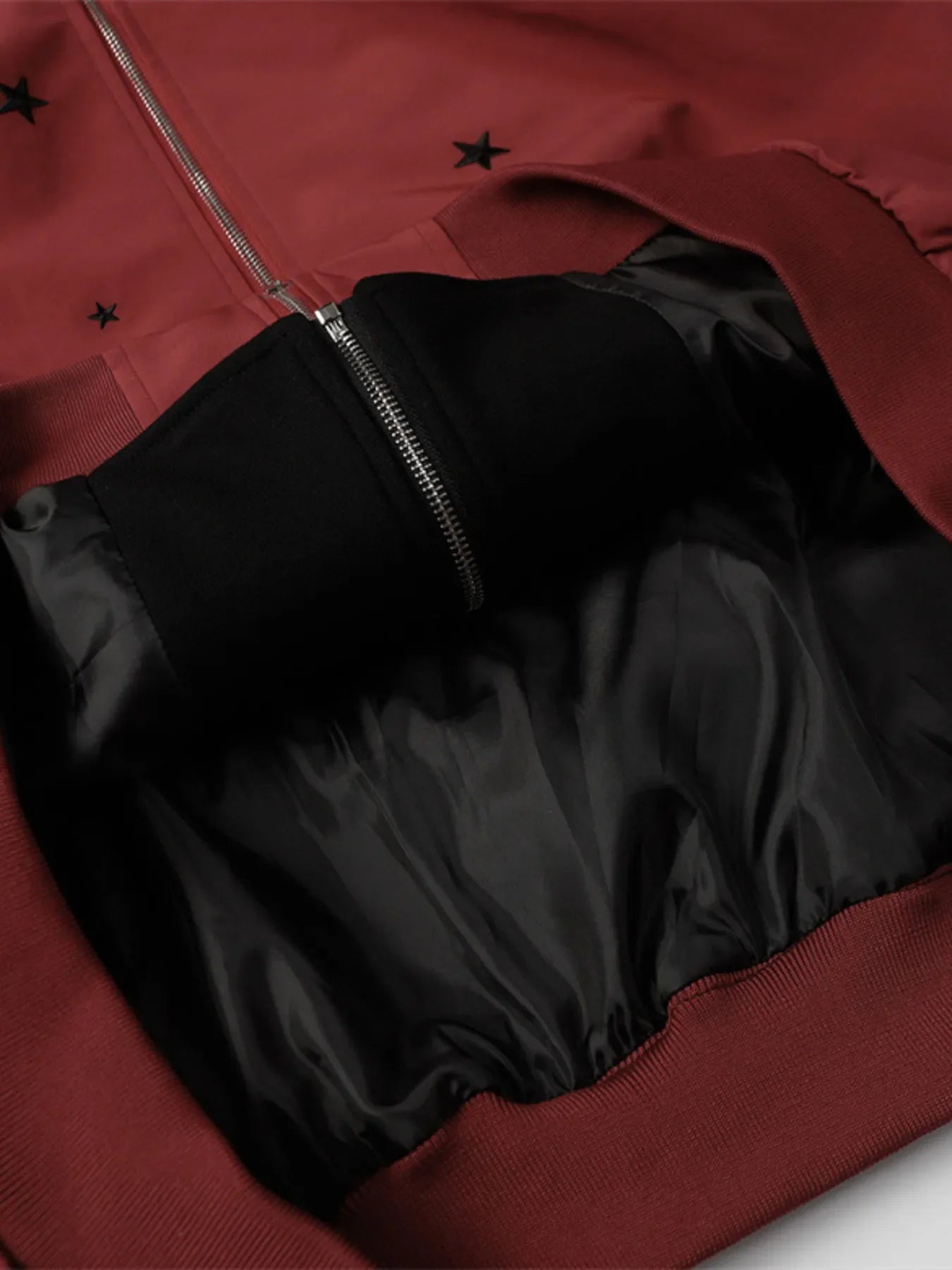 Star Zip Up Hooded Jacket