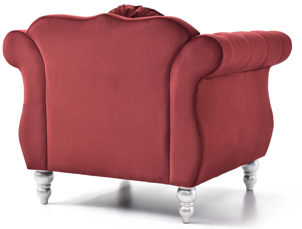 Charming Transitional Flared Armchair