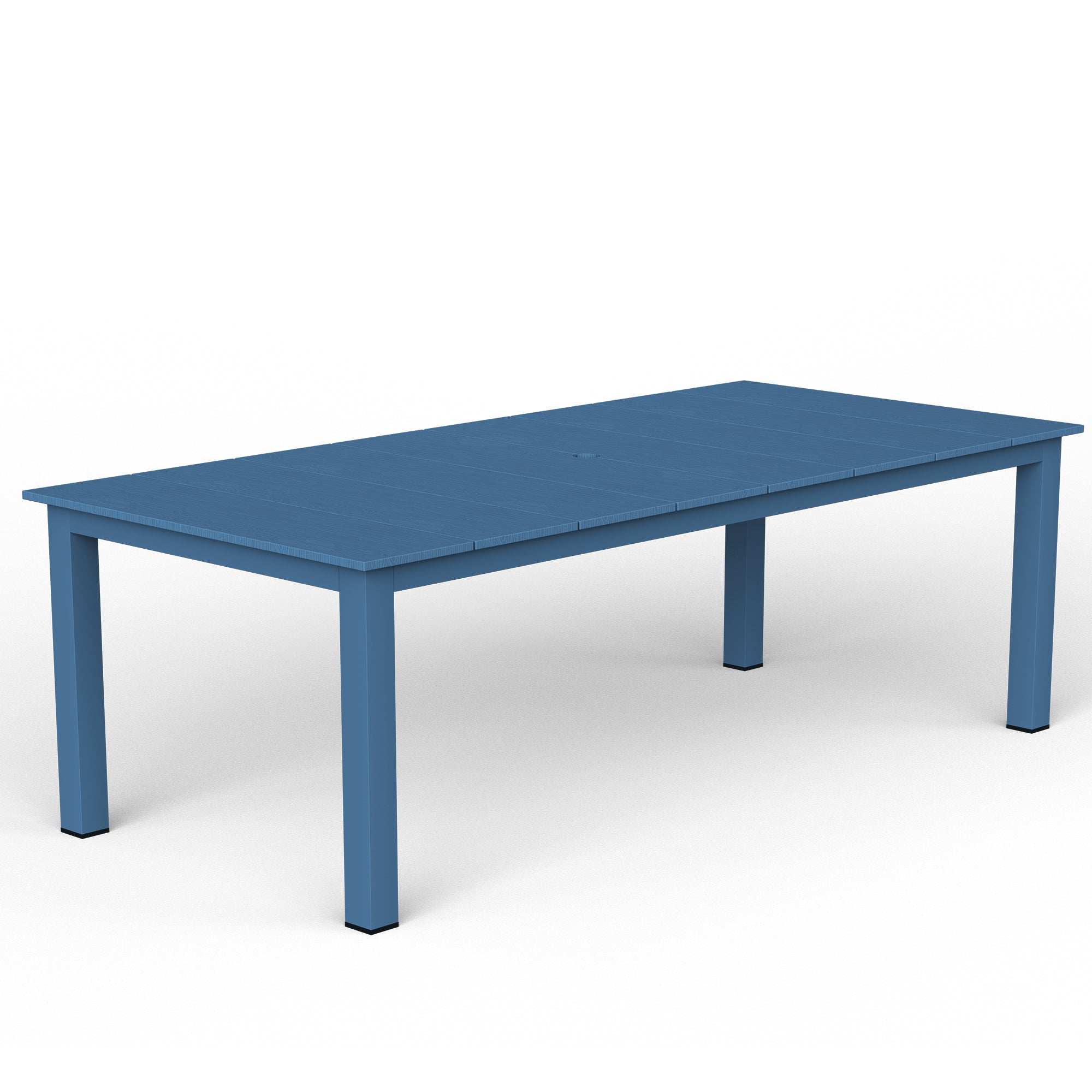 A single outdoor dining table that can be used in multiple scenarios