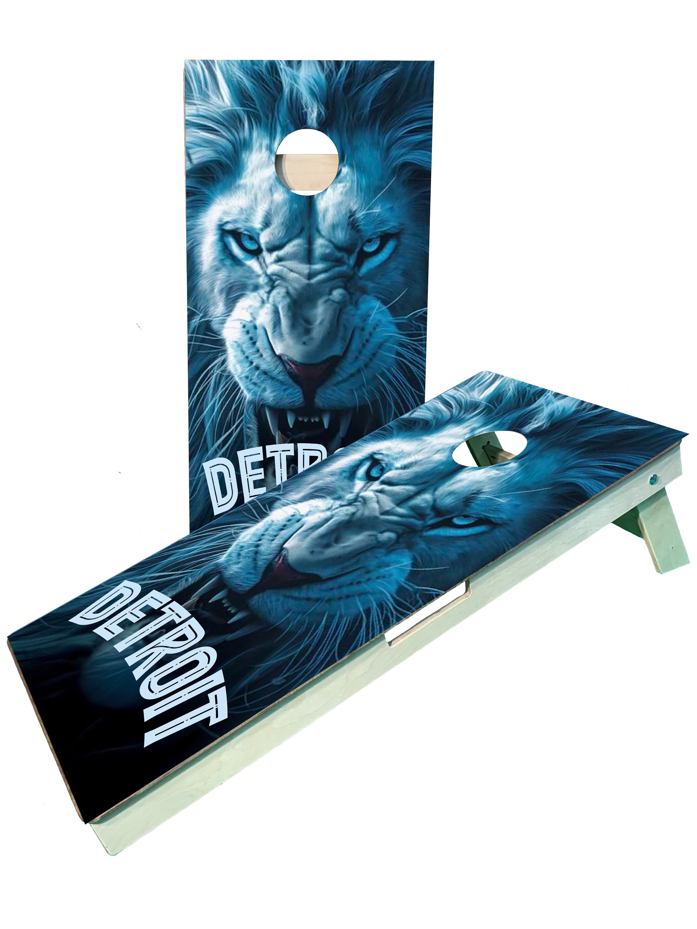Detroit Football Team Pro Cornhole Boards