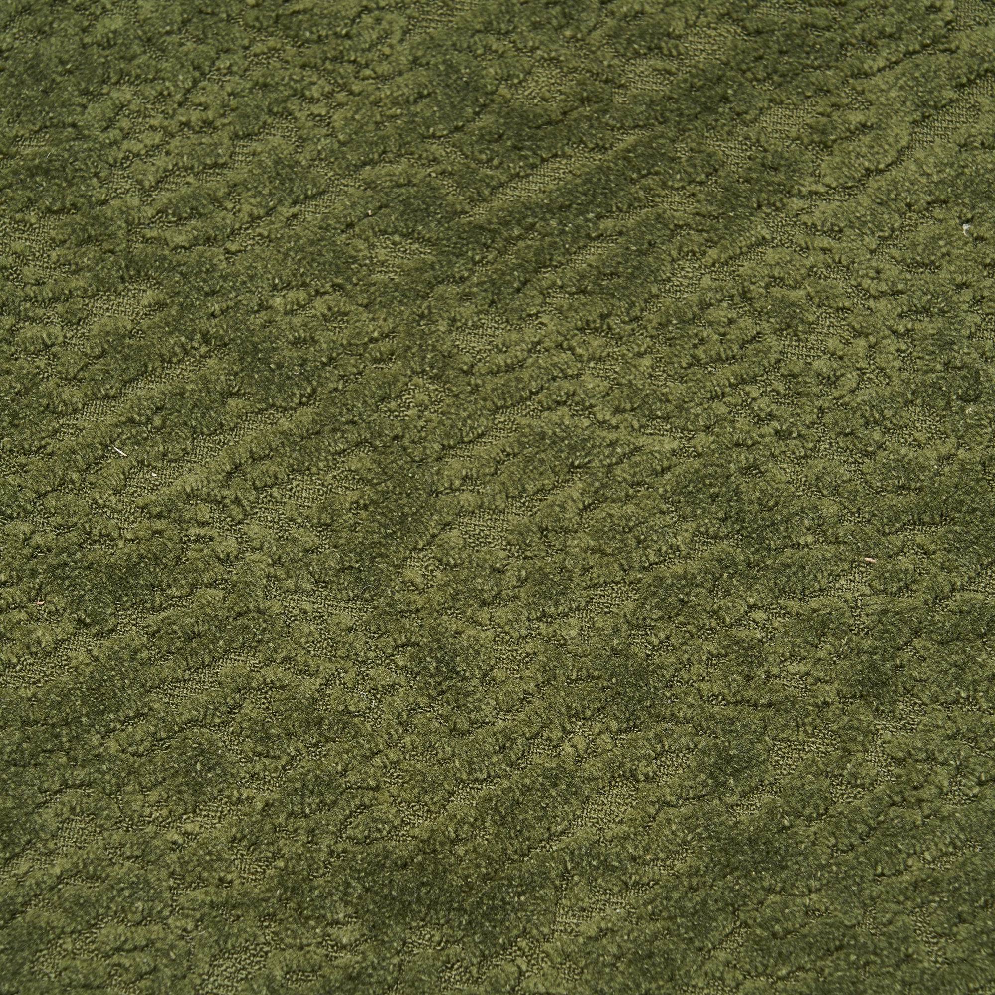 LY-025 Full Compression Sponge Sofa Forest Green Curved Modular Sectional, Chenille Upholstery, 110''L