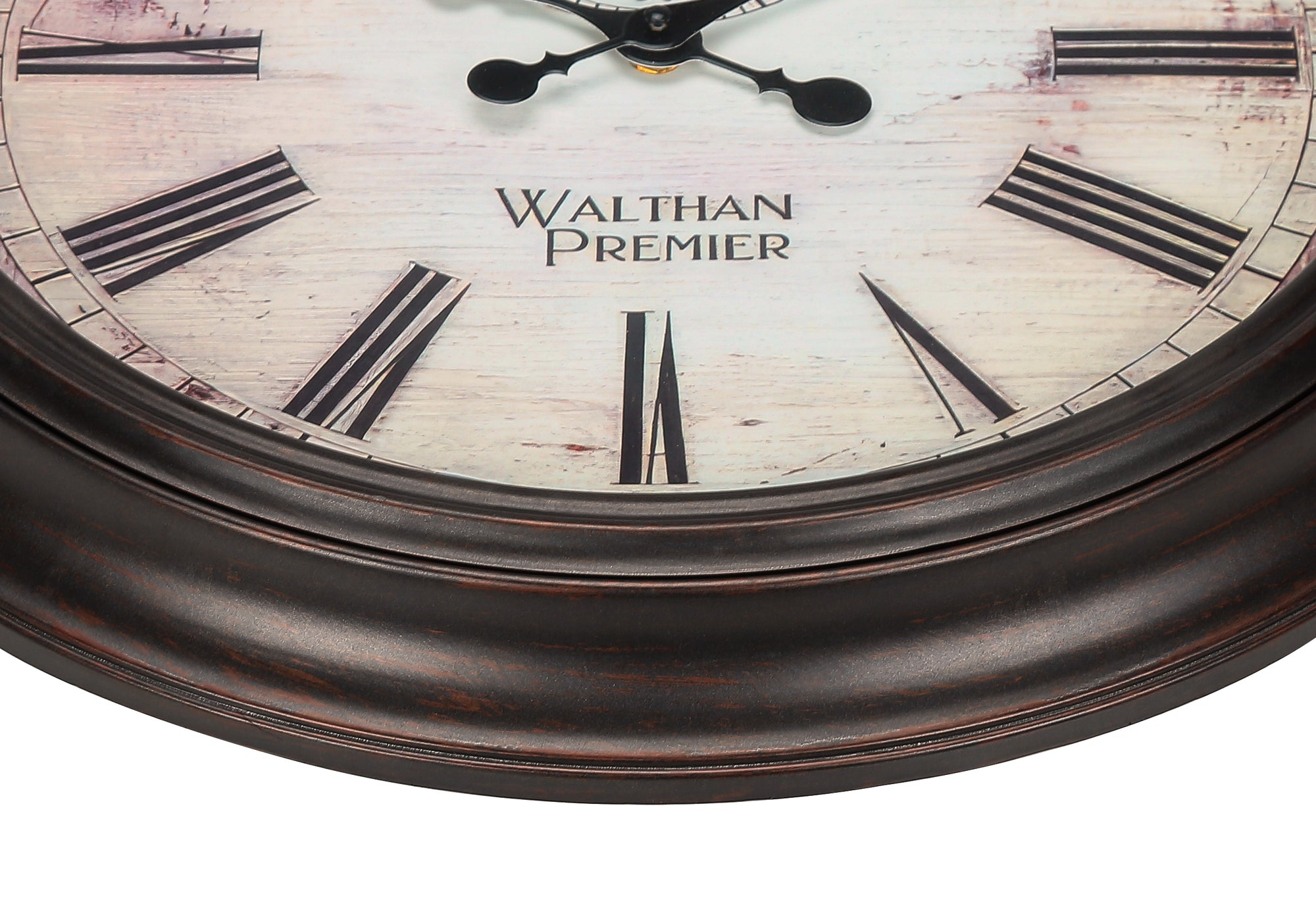 Clocks, 20' Round, Wall Clock, Brown, Transitional