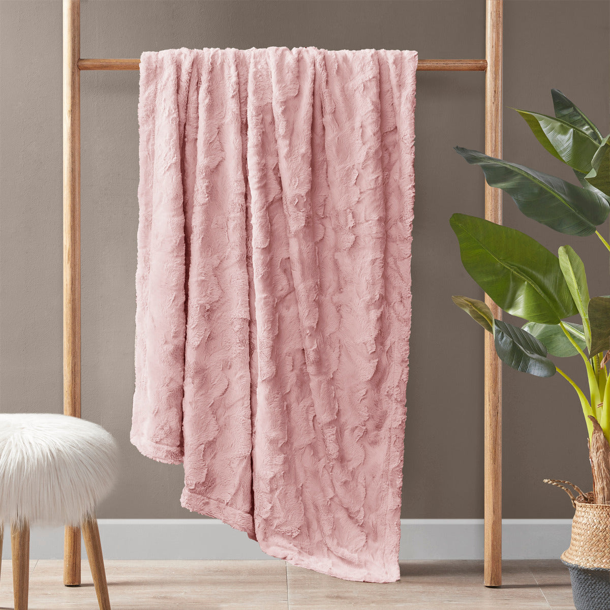 Oversized Faux Fur Throw