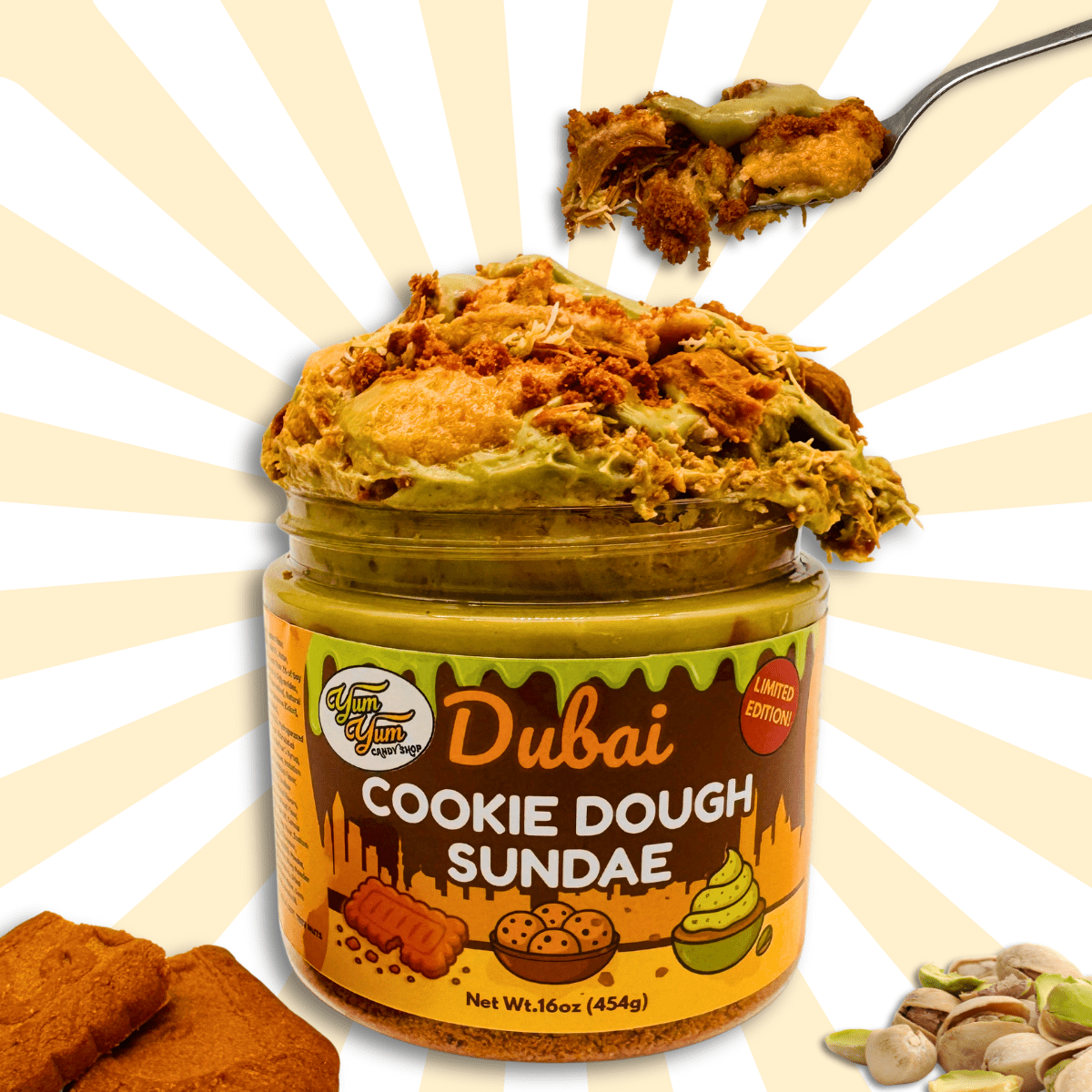 Dubai Cookie Dough Sundae