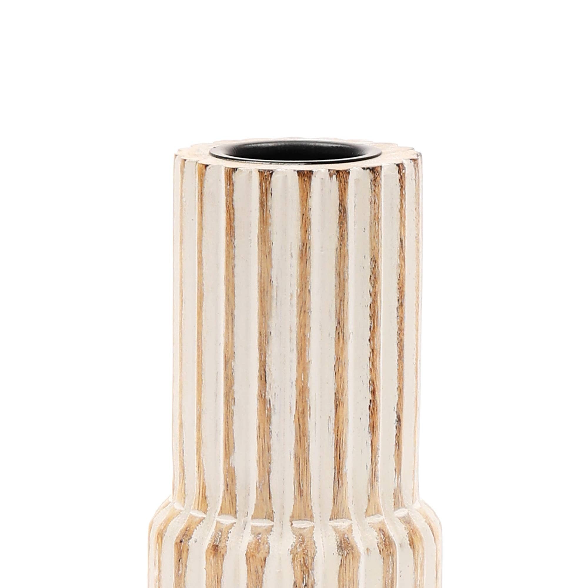 Decorative Wooden Centerpiece Candle Holder- 4x6'– Elegant Candle Stand for Any Occasion