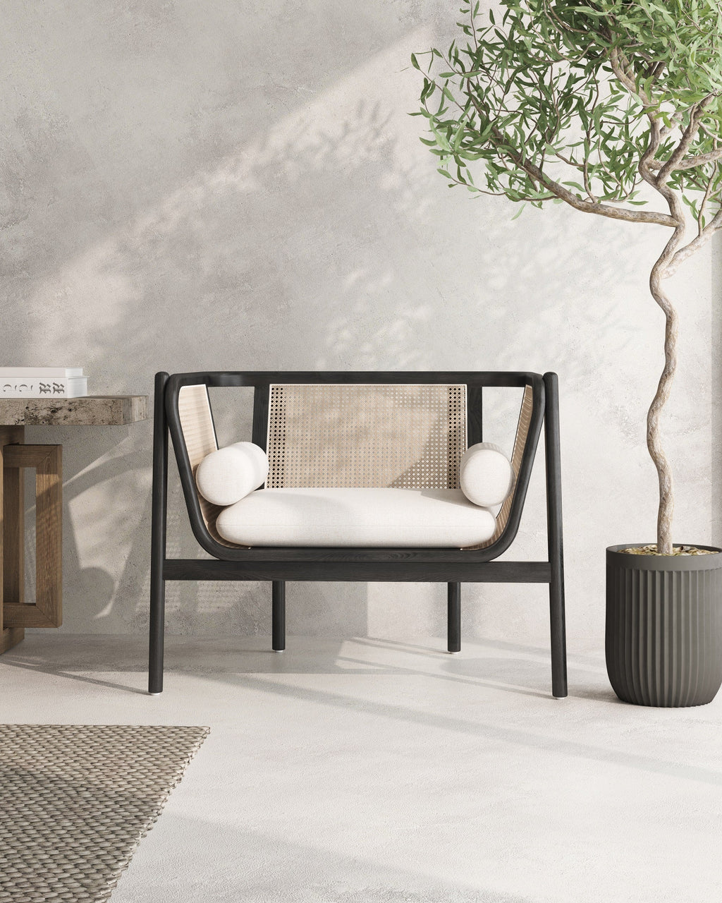 Accent Armchair in Cream