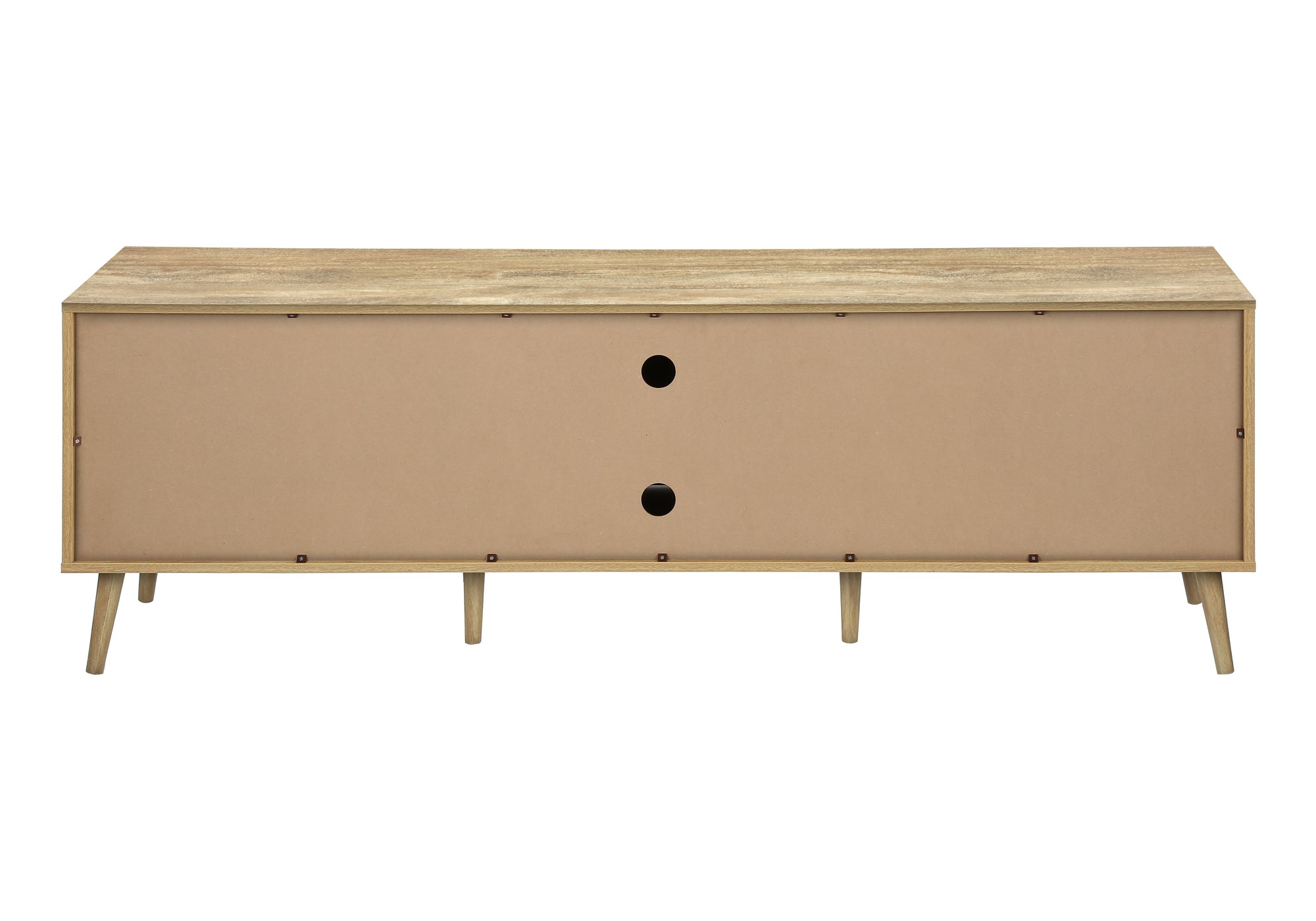 Tv Stand, 72 Inch, Console, Media Entertainment Center, Storage Drawers, Storage Cabinet, Walnut Laminate, Mid Century