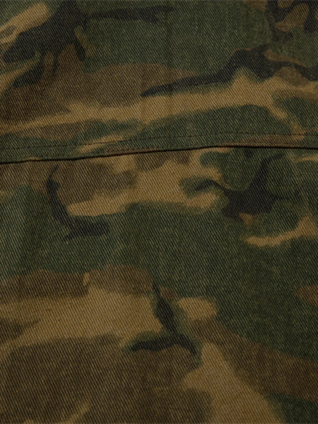 Camouflage Zip Up Hooded Windbreaker Jacket