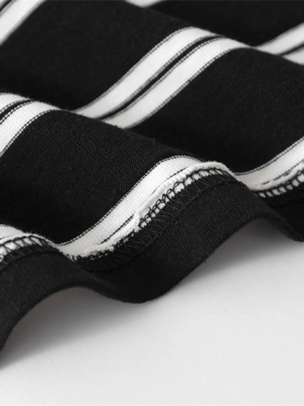 Striped Round Neck Long Sleeve T-Shirt