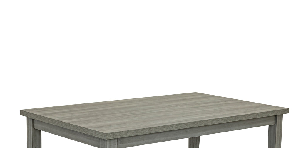 1pc Gray Color Rectangular Shape Table Dining Room Wooden Furniture
