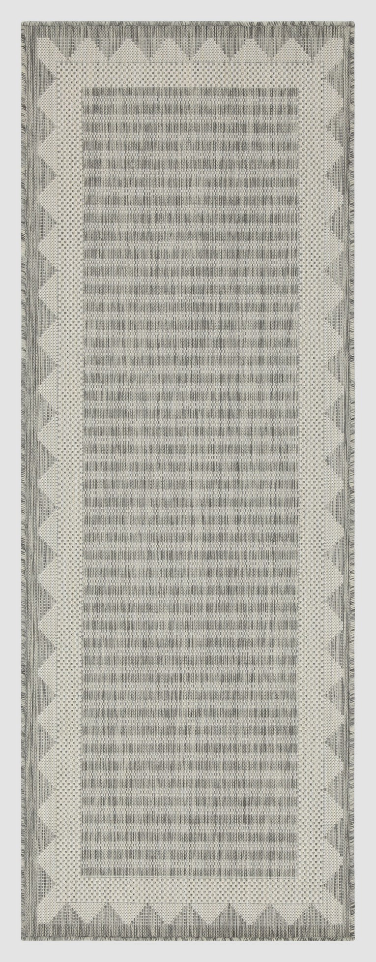 Sunshine GC_HAR2015 Silver 5 ft. 3 in. x 7 ft. 3 in. Indoor/Outdoor Area Rug