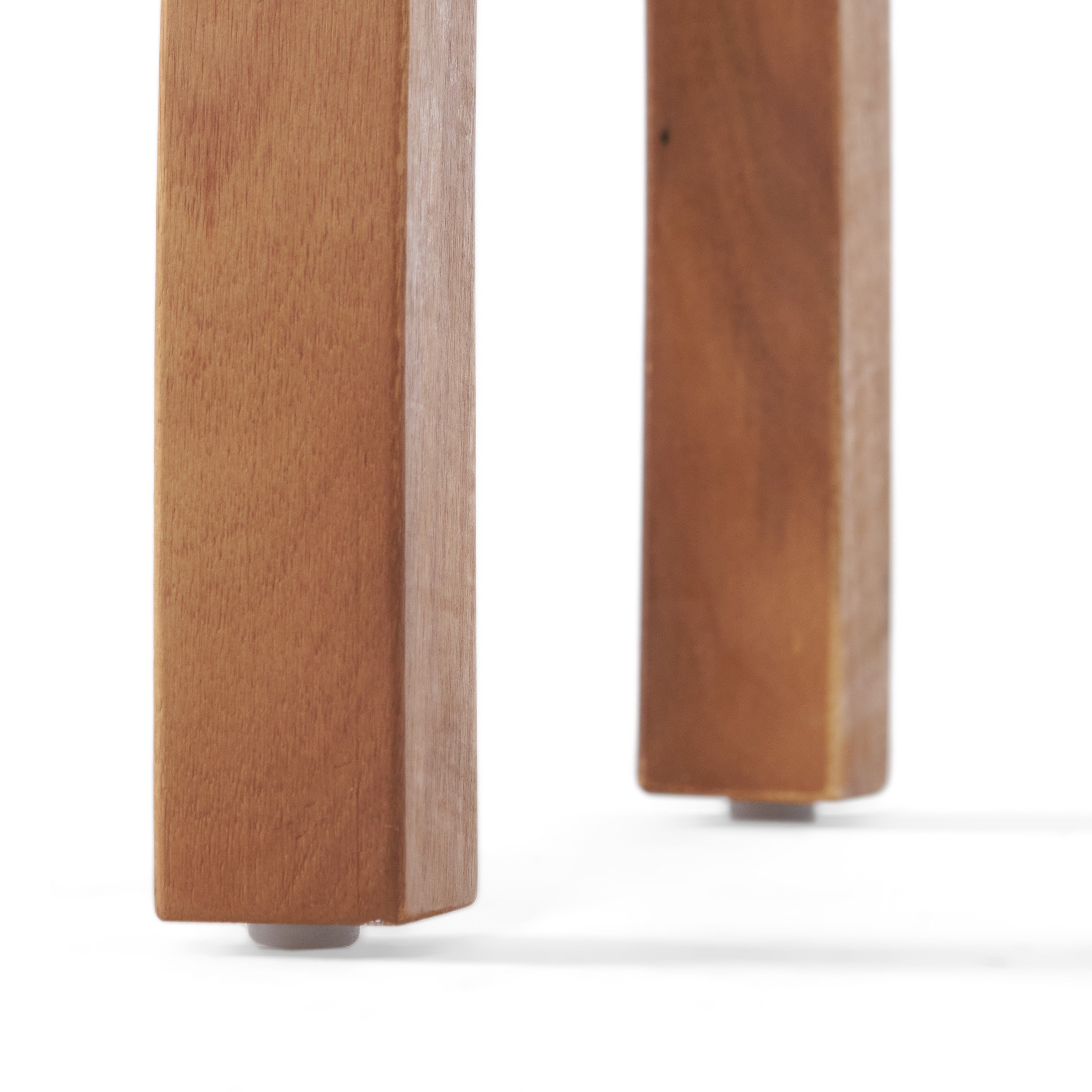 Kinesis Outdoor Side Table with Slatted Top and Wood Frame, Teak