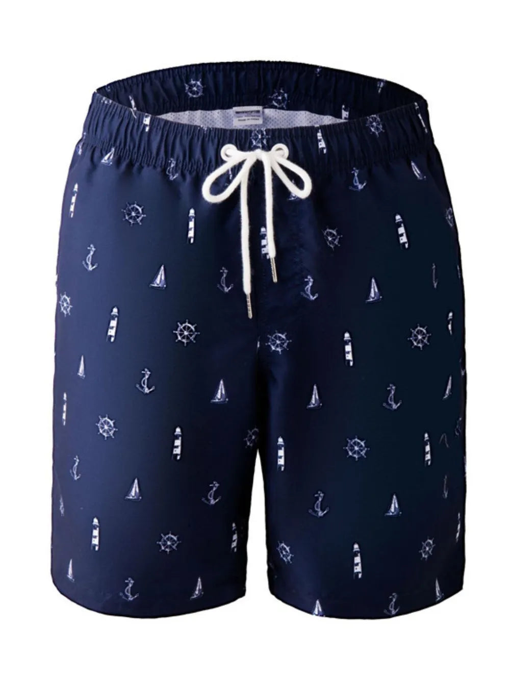 Drawstring Printed Swim Shorts