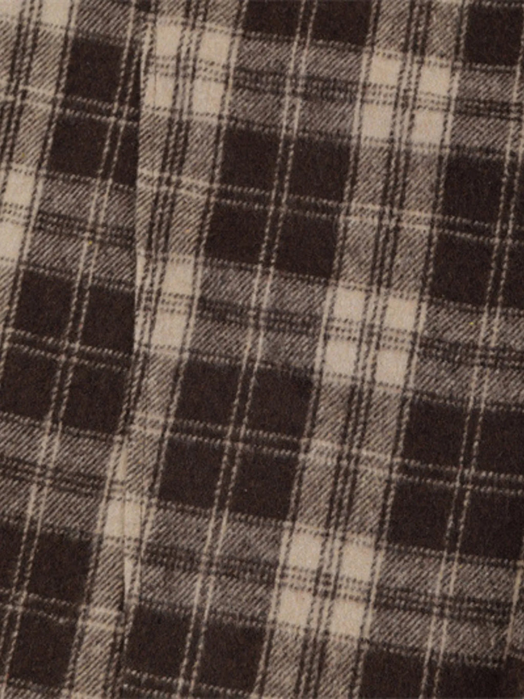 Relaxed Plaid Wide Leg Pants