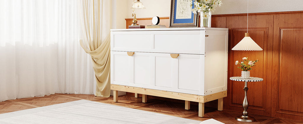 Queen Size Murphy Bed, White