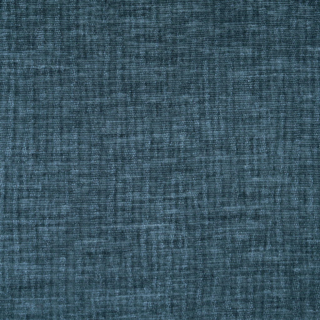 Modern Modular Sofa with Deep Seating, Two Side Pockets, and Plush Pillows in Blue Chenille Fabric, 101.2'
