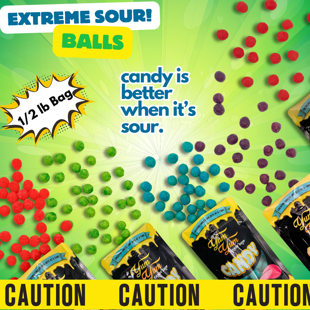 Extreme Sour Balls Candy