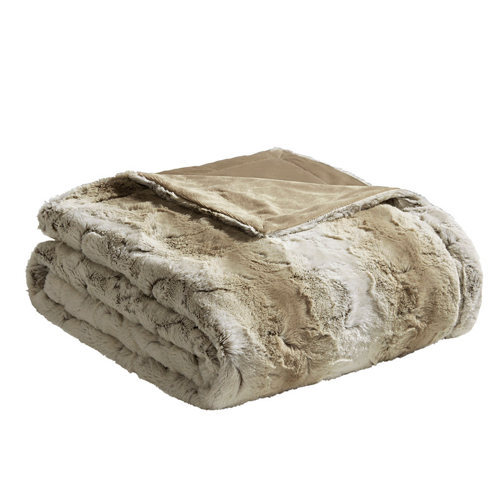 Oversized Faux Fur Throw