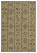 Earth GC_NTL1001 Jute/Black 5 ft. 3 in. x 7 ft. 3 in. Indoor/Outdoor Area Rug