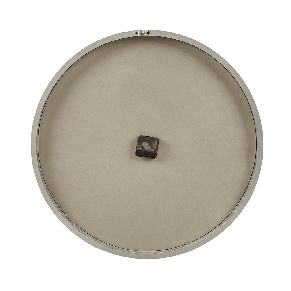 23.6' Wood Wall Clock Natural/Grey See below