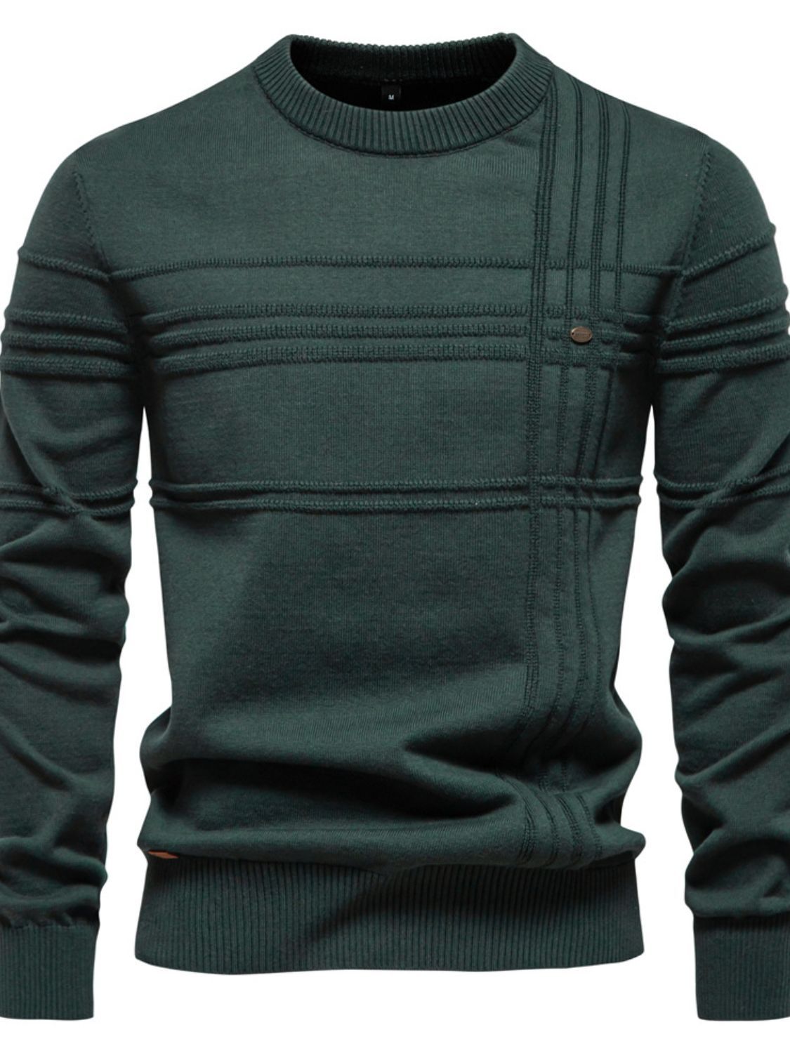 Round Neck Striped Sweater