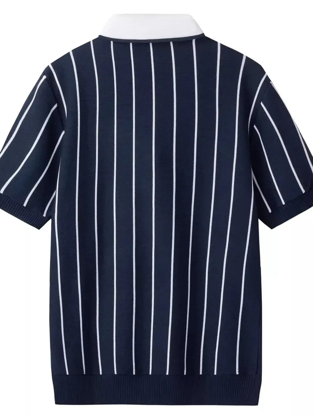 Striped Button Up Top Plus Size