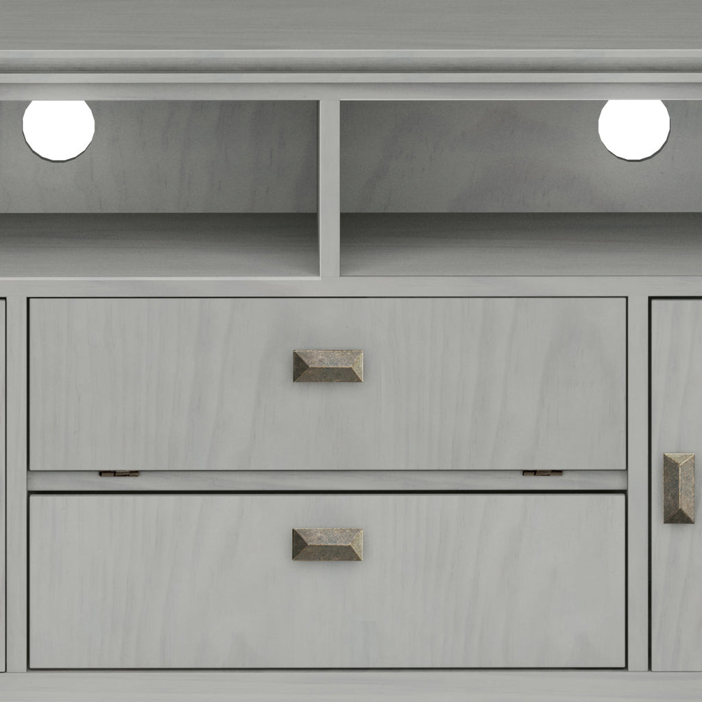 Artisan - 72' TV Media Stand - Fog Grey