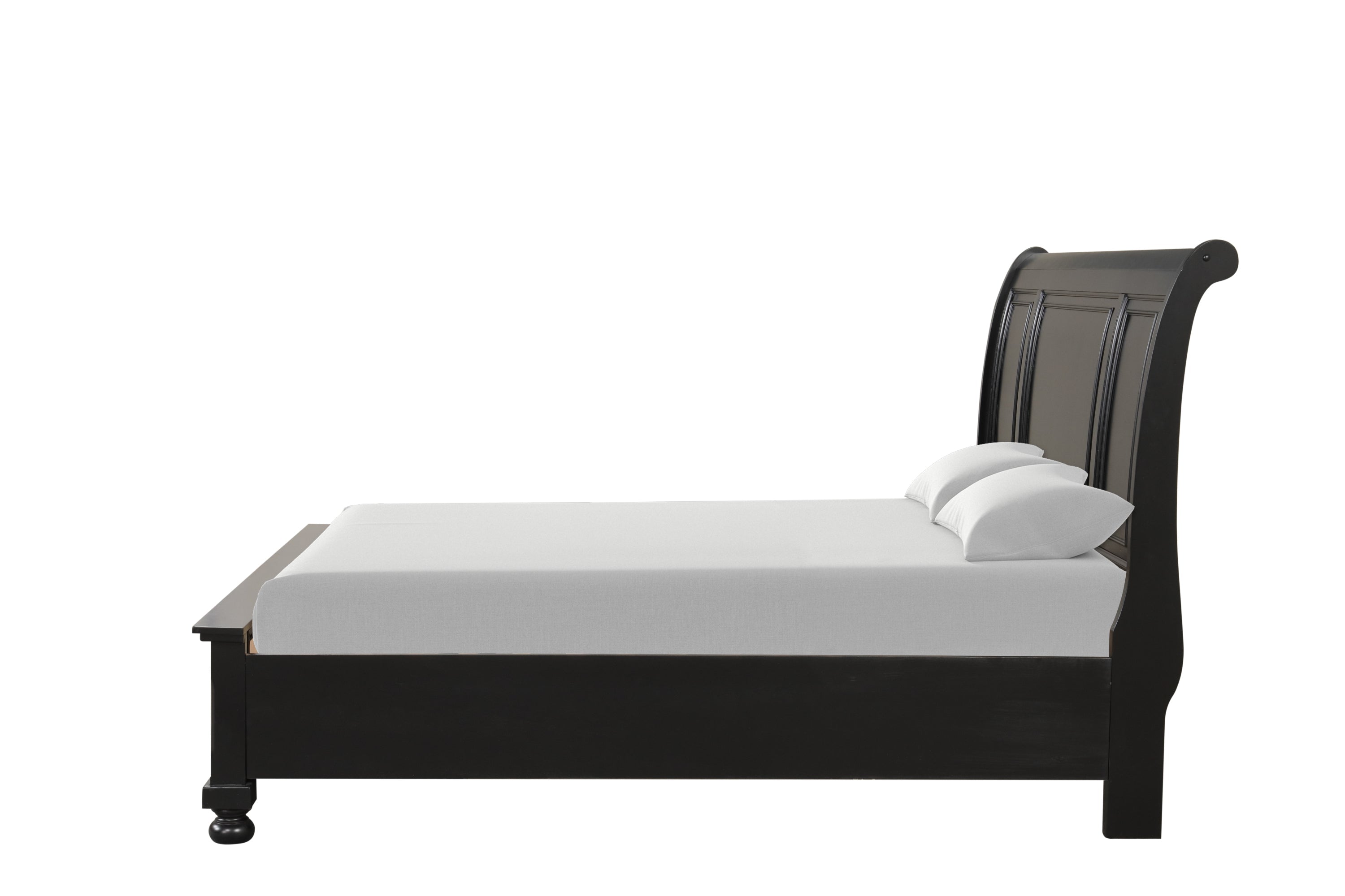 Meade G8925A-QB Queen Bed , Black