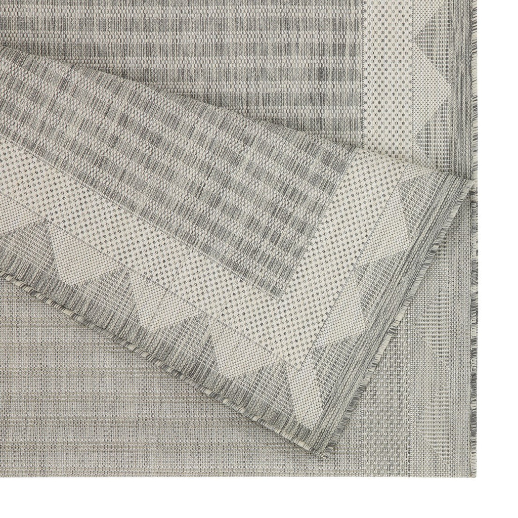 Sunshine GC_HAR2015 Silver 5 ft. 3 in. x 7 ft. 3 in. Indoor/Outdoor Area Rug