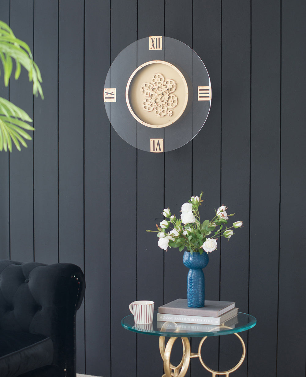 23.5' Round Moving Gear Roman Numeral Clock