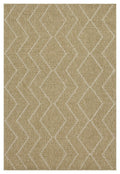 Earth GC_NTL1011 Jute/White 5 ft. 3 in. x 7 ft. 3 in. Indoor/Outdoor Area Rug