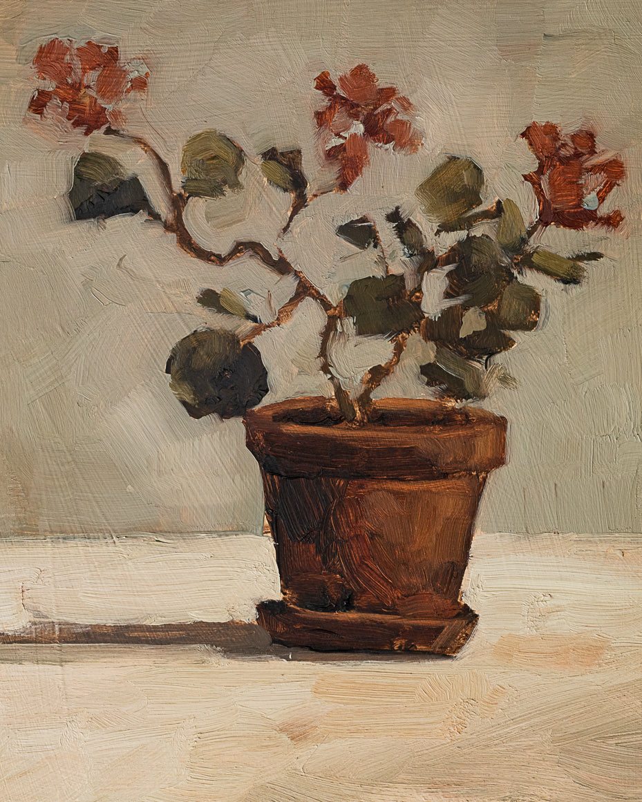 Geranium Sketch 1 Print