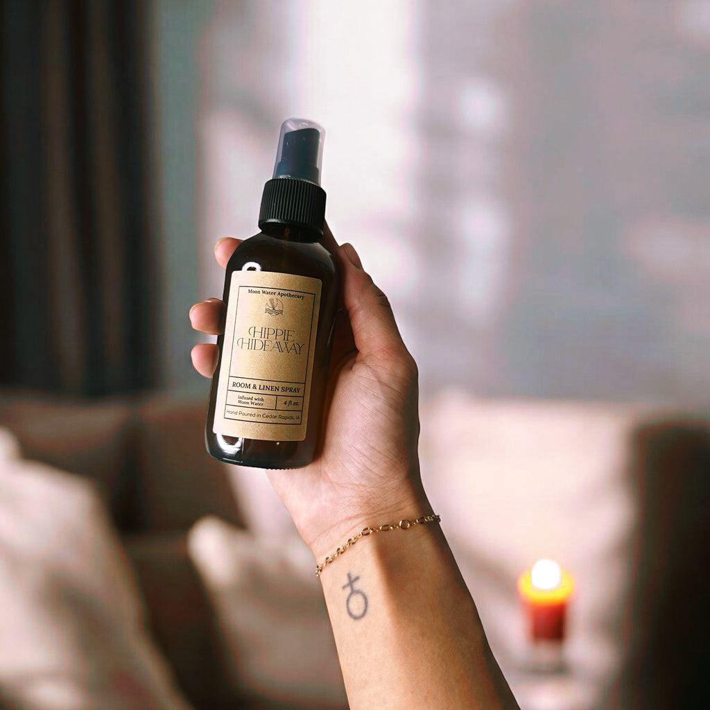 HIPPIE HIDEAWAY - ROOM SPRAY -- by Moon Water Apothecary!