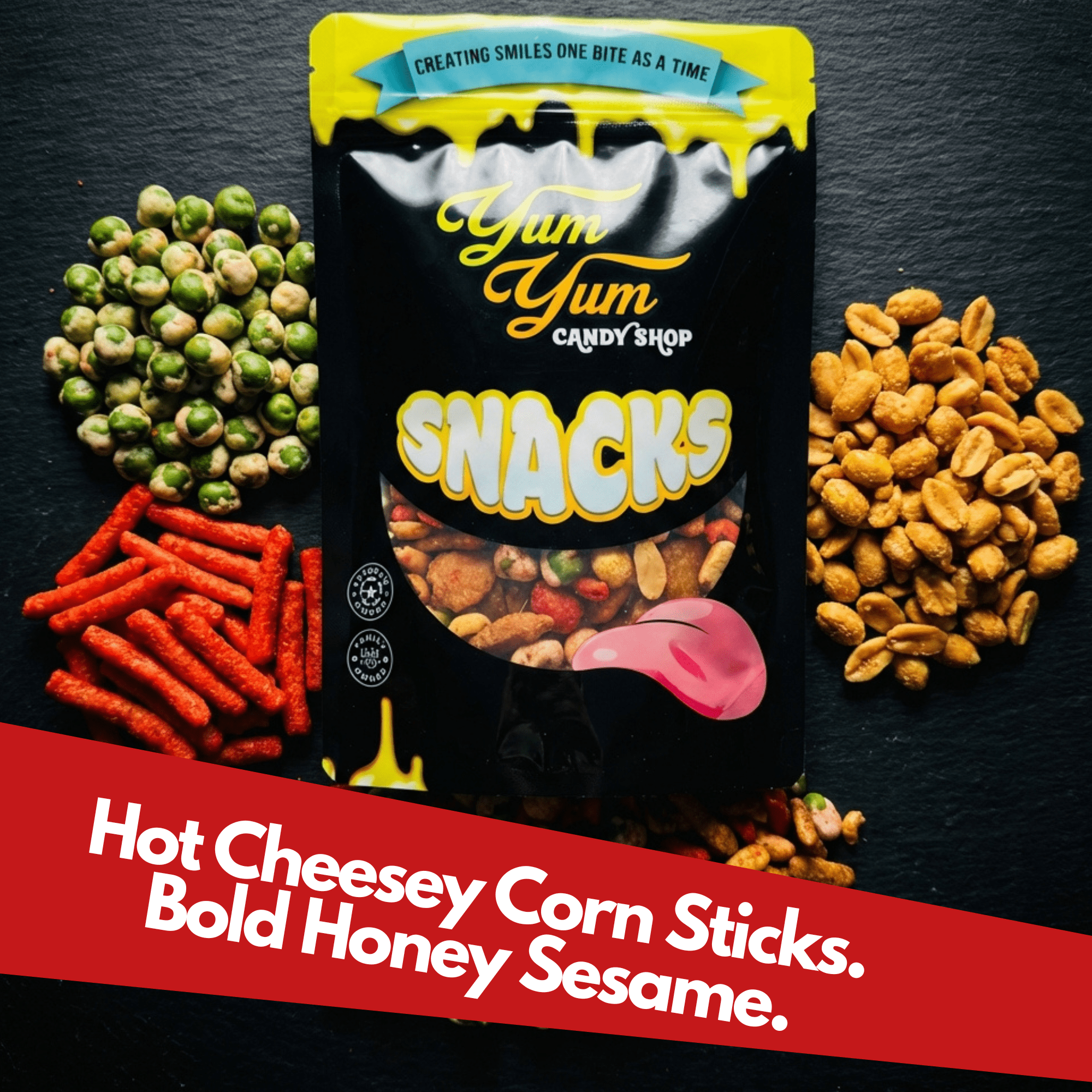 Hot Honey Snack Mix – Sweet & Spicy Pub Blend