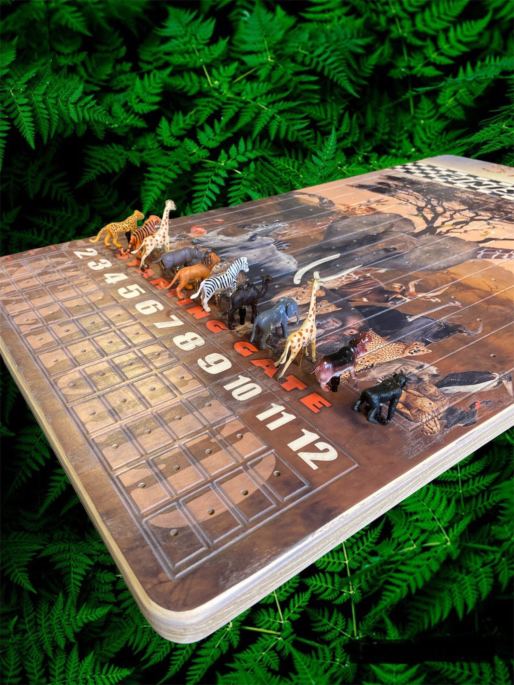 Safari Theme XL 18” x 30” Horse Race Game