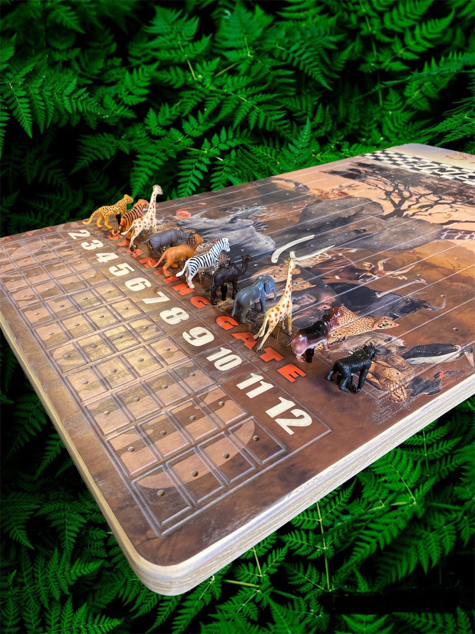 Safari Theme XL 18” x 30” Horse Race Game