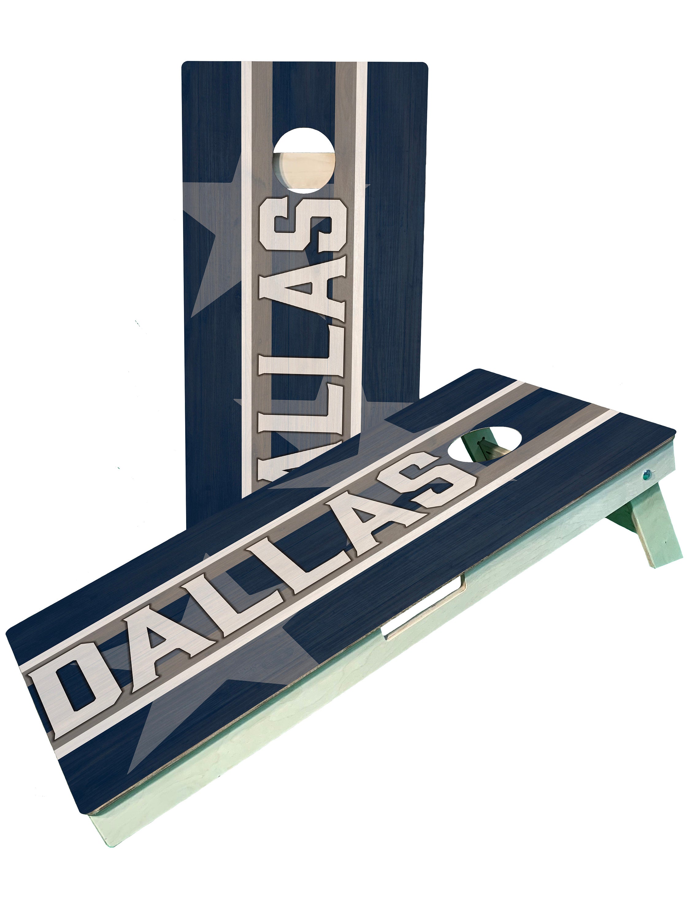 Dallas Texas Football Team Pro Style Cornhole Boards