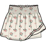 Miles The Label - Woven Skort, Off White
