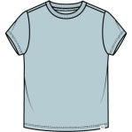Miles The Label - Short Sleeve Top, Light Turquoise