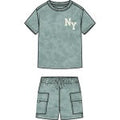 Miles The Label - 2pc Short Sleeve T-Shirt & Shorts Set, Teal