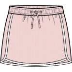 Miles The Label - Knit Skort, Light Pink