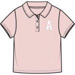 Miles The Label - Polo Knit Top, Light Pink