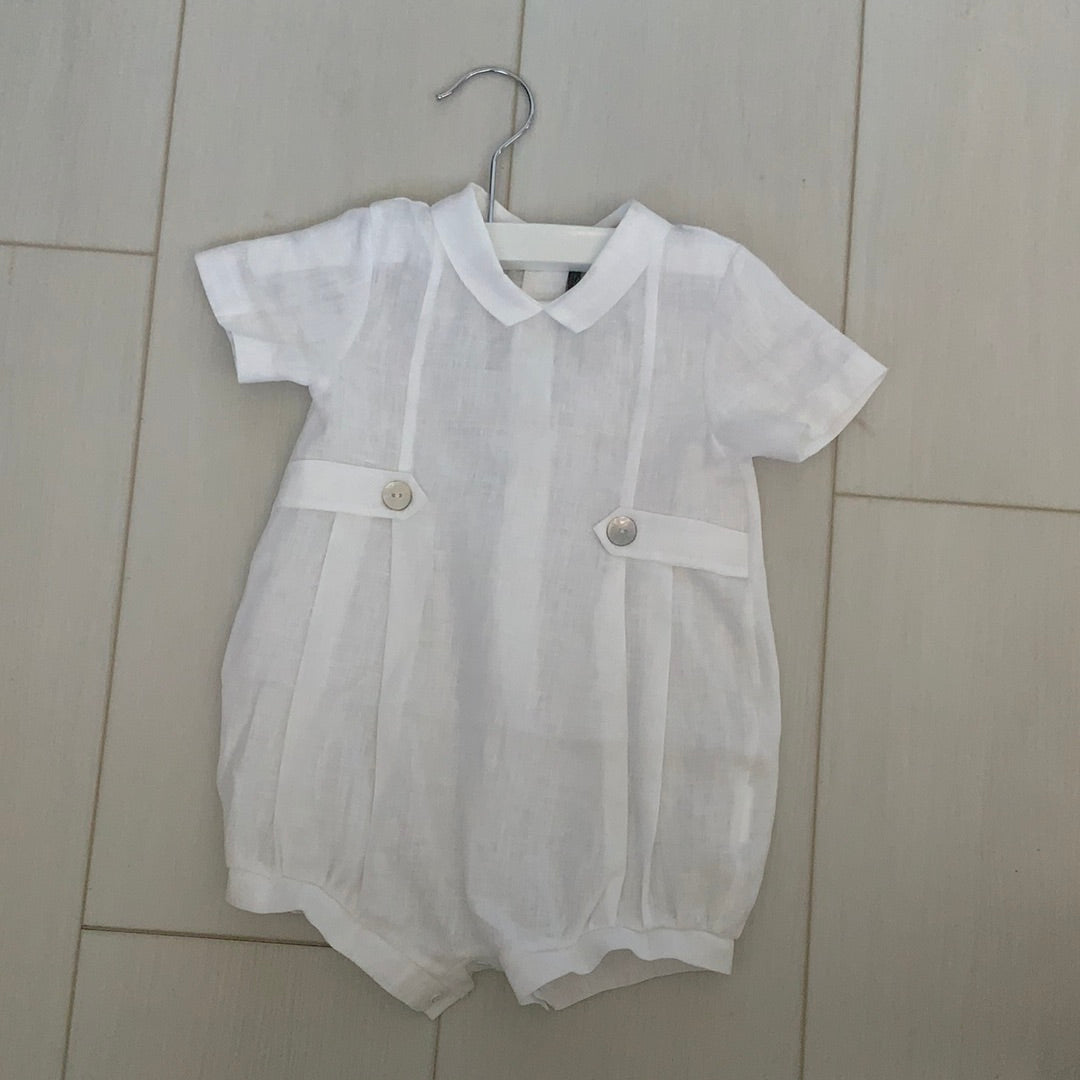 Jo Milano - White Linen Romper