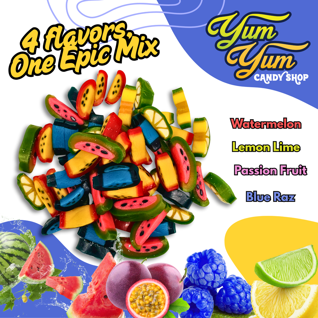 Peelable Fruit Slice Candy Mix