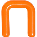 10G 1/2 Orange Flexible Bioplast Square Septum Retainer