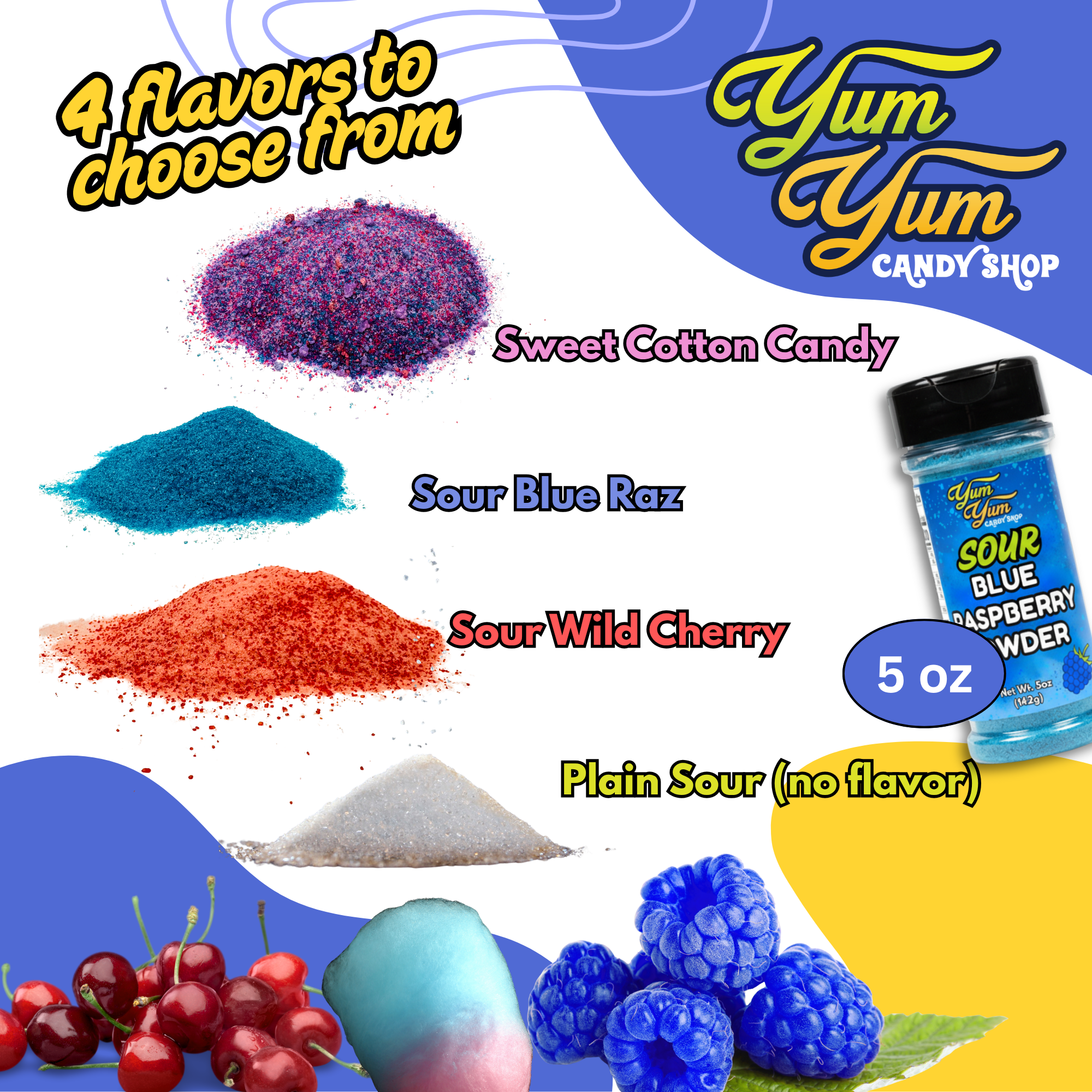 Sweet or Sour Candy Powder Shaker