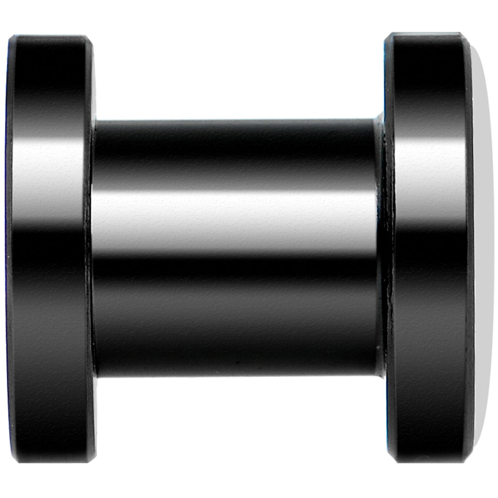 Blue American Flag Black Anodized Screw Fit Plug Set 2G