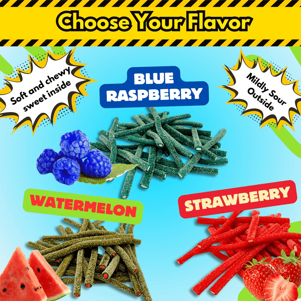 Center Filled Sour Licorice Tubes