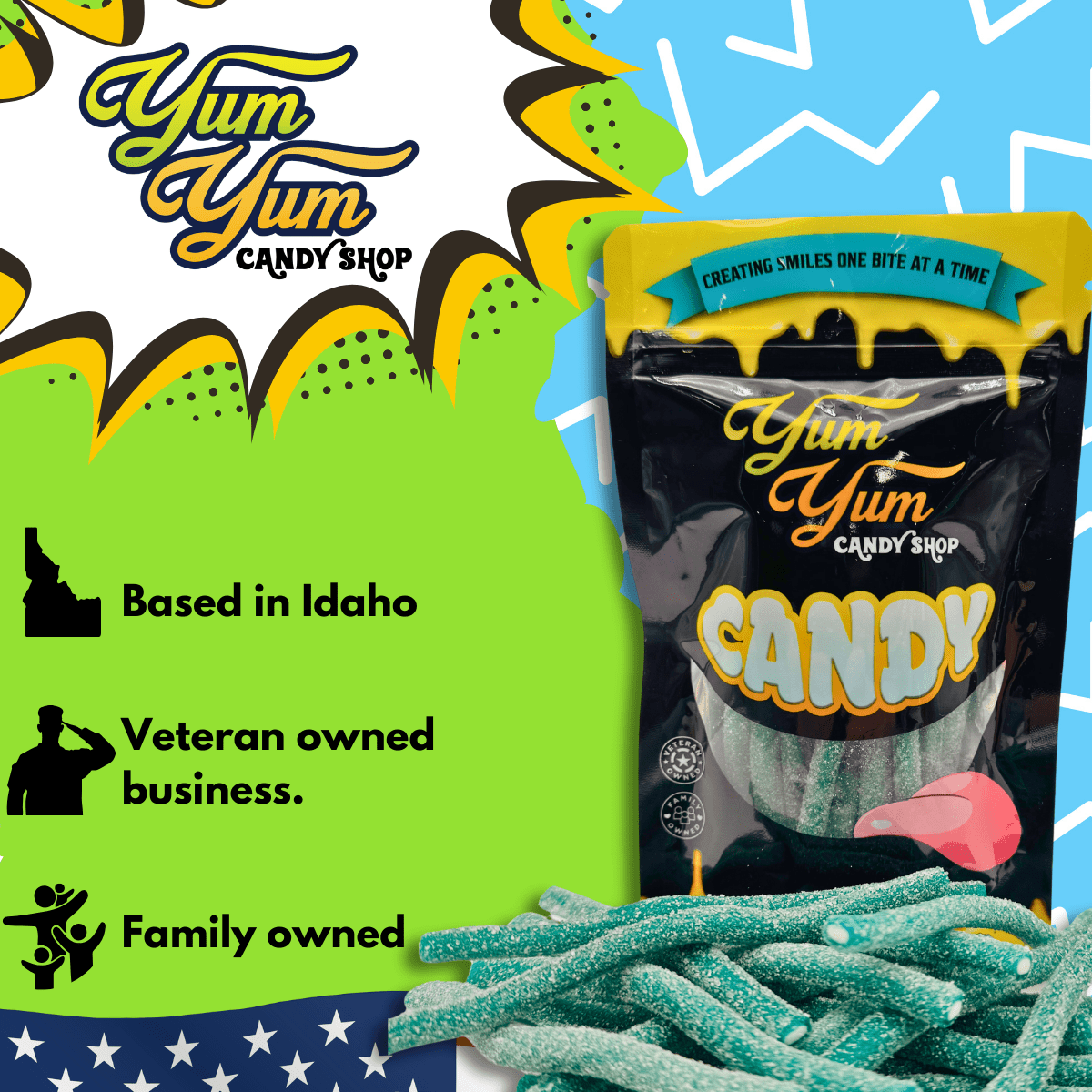 Center Filled Sour Licorice Tubes